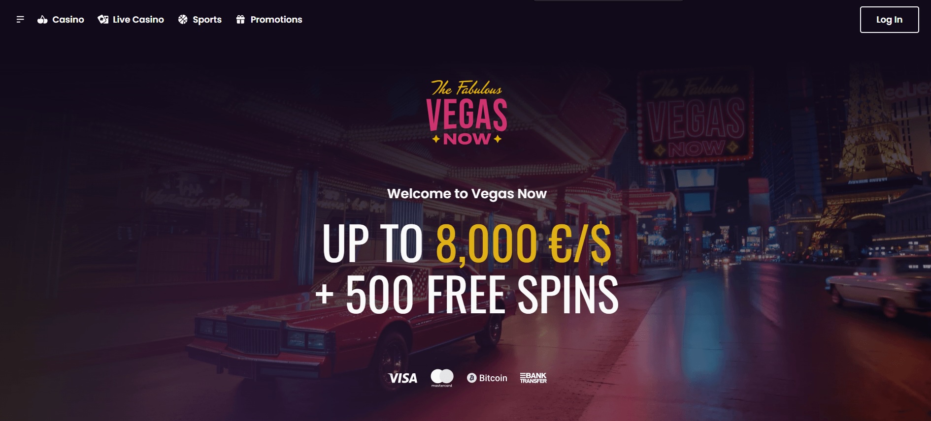 VegasNow online casino ohne oasis sperre